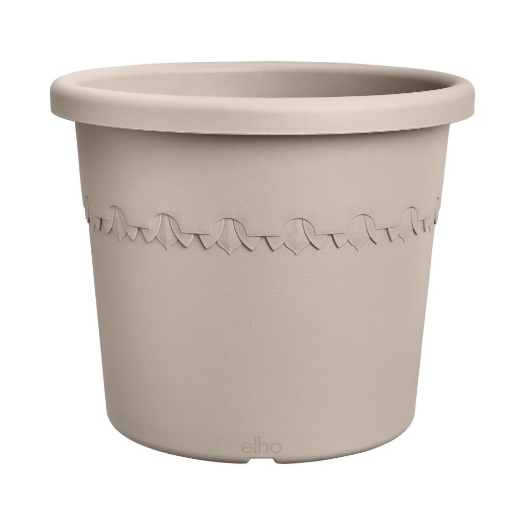 elho flowerpot algarve cilindro d25 h21cm Mushroom beige