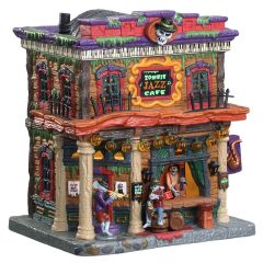 Lemax zombie jazz café Spooky Town 2021