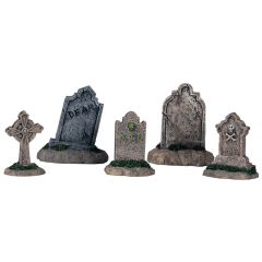 Lemax tombstones s/5 Spooky Town 2004