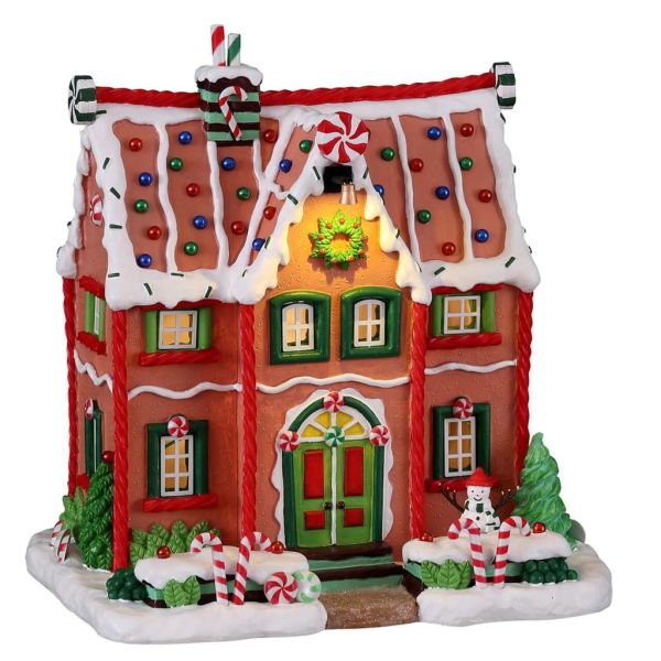 Lemax peppermint house Sugar 'N' Spice 2022 | Felinaworld