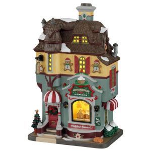 Lemax Caddington Village – Christmas Joy Residence – Edificio Illuminato Per Villaggio Natalizio, Multicolore, 35035