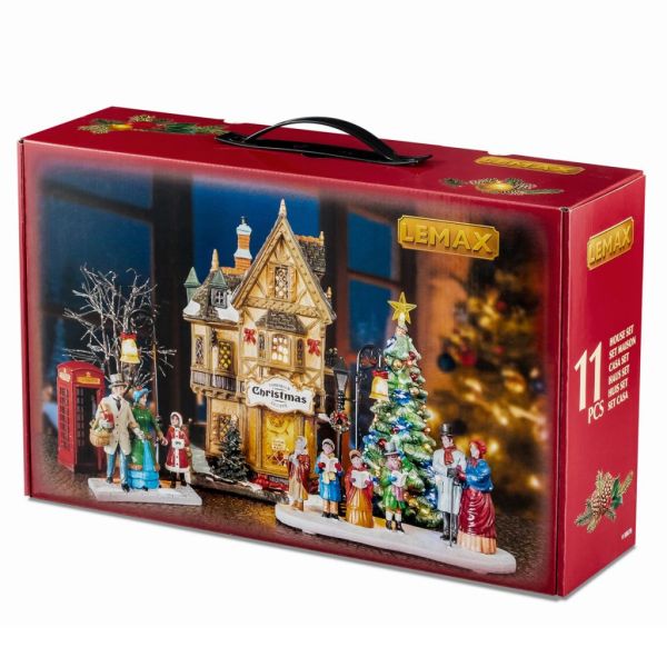 Lemax tannenbaum christmas shoppe set Caddington Village 2025