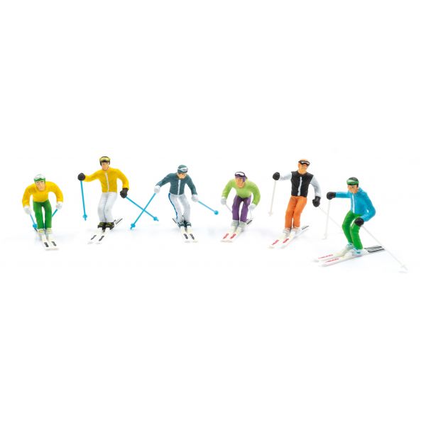 Jagerndorfer Standing With Ski's - 6 Pcs (1:32) online | Felinaworld