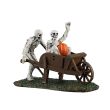 Lemax playful skeletons yard decoration Spooky Town 2025