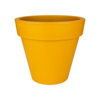 Elho pure bloempot rond 50 cm cm oker