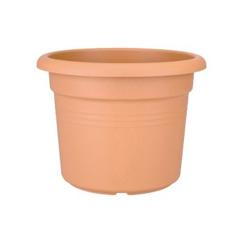 Elho green basics Zylinder Blumentopf 45 cm mild terra