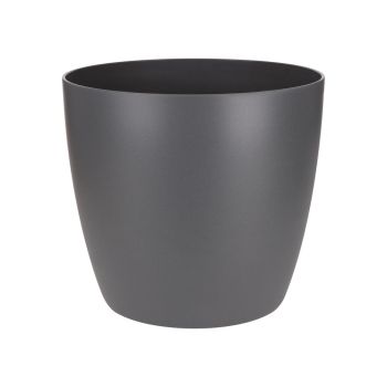 Elho brussels mini bloempot rond 12,5 cm antraciet