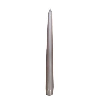 Bolsius gotische kaars 24.5cm warm grijs