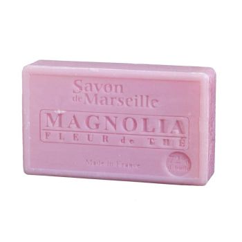 Le Chatelard 1802 Savon de Marseille zeep magnolia & fleur de the (magnolia en theeblaadjes) 100g