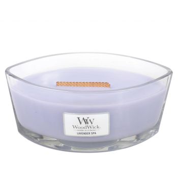 WoodWick ellipse candle lavender spa 