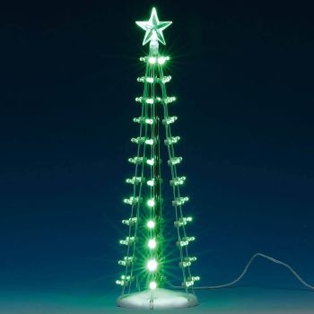 Lemax lighted silhouette tree green General 2018