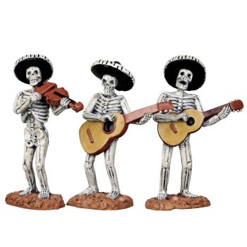 Lemax skeleton mariachi band, s/3 Spooky Town 2011