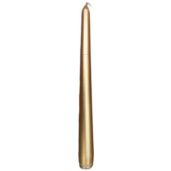 Bolsius gotische kaars 24.5cm goud