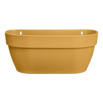 Elho Vibia Campana wandmand wandbak 35 cm honinggeel