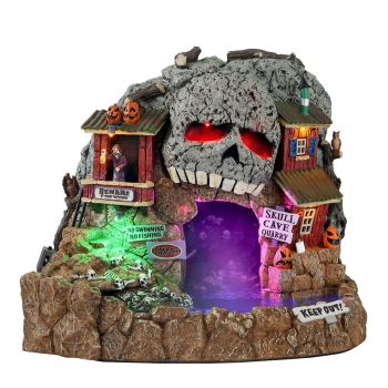 Lemax skull cave quarry Spooky Town 2021