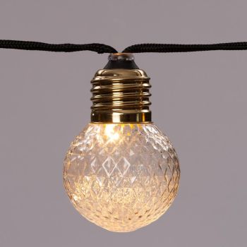 Lampada decorativa natalizia a cristalli da 4,5 metri con timer 6/18 ore - Crystalights