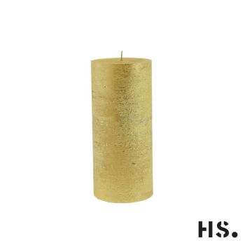 Home Society stompkaars rond 9x20cm goud 