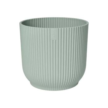 elho pot de fleurs vibes fold rond d18 h17cm Vert sorbet