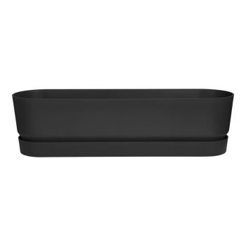 Elho Greenville Trough Long kunststof bloembak 70 cm living black