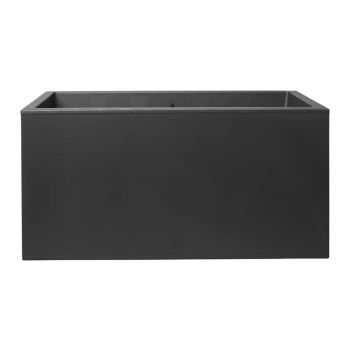Elho vivo next Pflanzgefäß mit Rädern 60cm living black