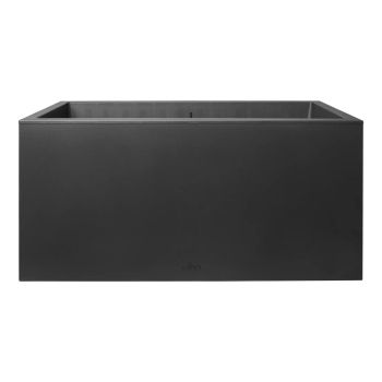 Elho Vivo Next Blumentopf mit Rädern 80cm Living Black