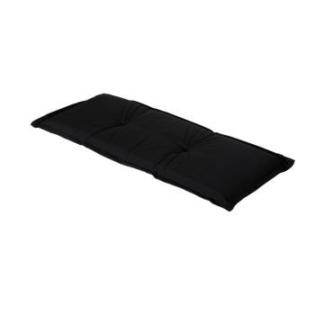 Bankauflage ca.150x48cm Panama black