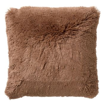 Dutch Decor kissen fluffy 45x45cm braun