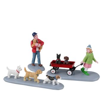 Lemax puppy parade, set of 3 General 2023