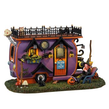 Lemax witch vanlife Spooky Town 2023