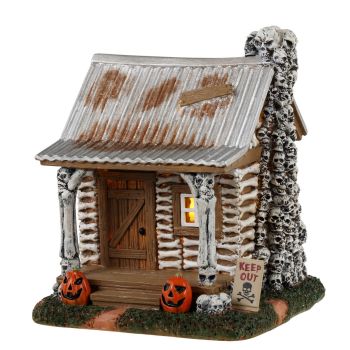 Lemax skeleton cottage Spooky Town 2023