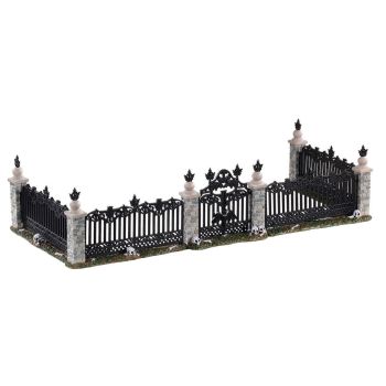 Lemax bat fence gate, set of 5 Spooky Town 2020