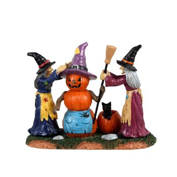 Lemax pumpkin witch Spooky Town 2023