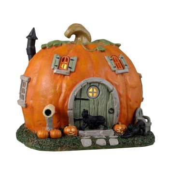 Lemax pumpkin cottage Spooky Town 2023