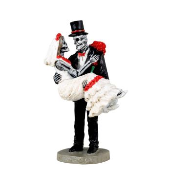 Lemax day of the dead bride & groom Spooky Town 2023