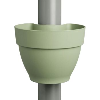 Elho Vibia Campana regenpijp bloempot 21x16cm pistache groen