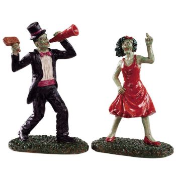 Lemax the dancing dead, set of 2 Spooky Town 2019