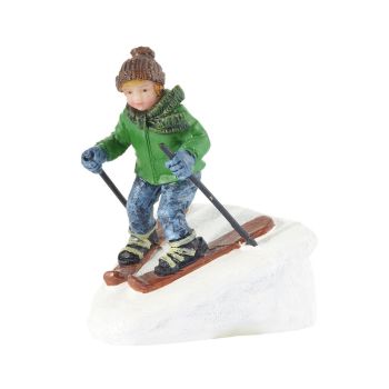 Luville Schneewald Rudolph skiing