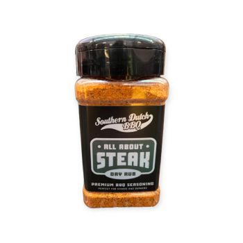 BBQ du sud des Pays-Bas entièrement sur steak BBQ rub 245 grammes