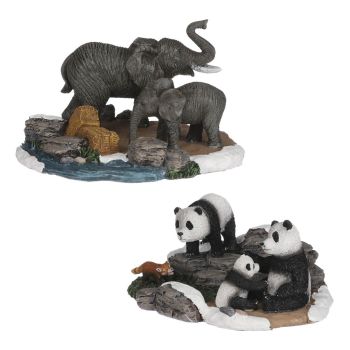 Luville General Panda elephant 2 pieces