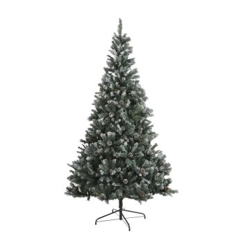 Black Box Trees Pinyon - artificial christmas tree with snow blue 1,55m x 86cm