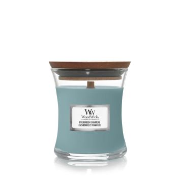 WoodWick mini candle evergreen cashmere 