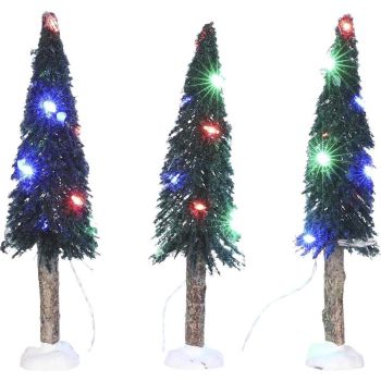Luville General Bristle tree on log with multicolour light