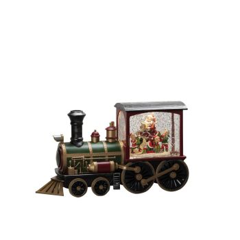 Konstsmide snow lantern locomotive Christmas list on batteries 31.5x18cm
