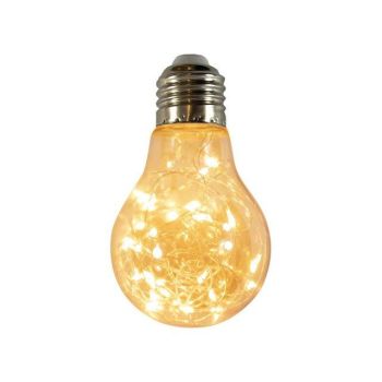 Bombilla LED E27 con cable de 25 luces a60