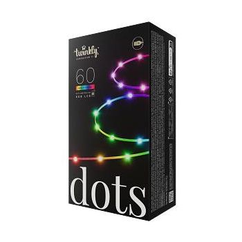 Twinkly Dots - App-controlled flexible LED light strand 60 RGB (16 Million Colors) 3 meters transparent wire