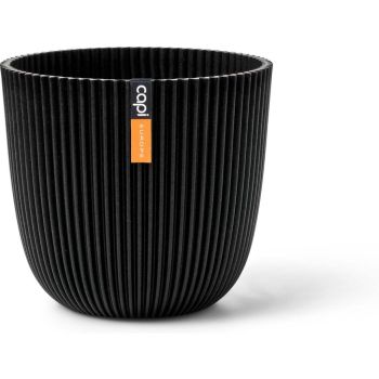 Capi Europe Planter Ball Groove 21,5x20 textile black