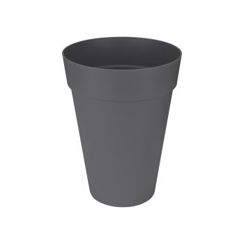 Elho loft urban bloempot rond hoog 42 cm antraciet