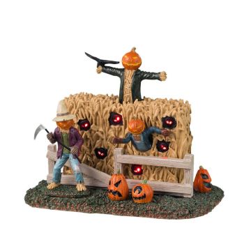 Lemax spooky scarecrows Spooky Town 2024