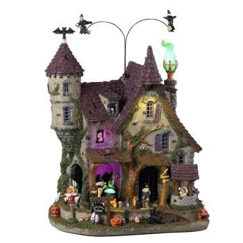 Lemax wicked garden coven Spooky Town 2024