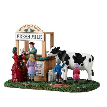 Lemax fresh milk stall Caddington Village 2024